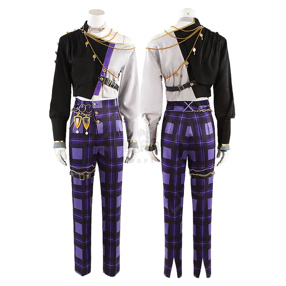 【Custom-Tailor】Game Ensemble Stars Cosplay Black Panther Scent Arashi Narukami Costume Costumes