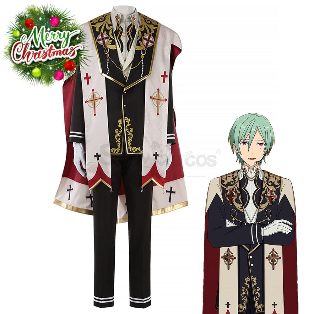 【Custom-Tailor】Game Ensemble Stars Cosplay Blessing Black Tatsumi Kazehaya Costume Costumes