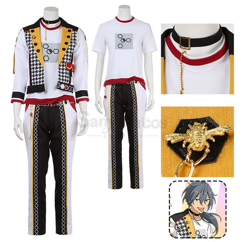 【Custom-Tailor】Game Ensemble Stars Cosplay Crazy:b Uniform Costume Niki Shiina / Xs Male Costumes