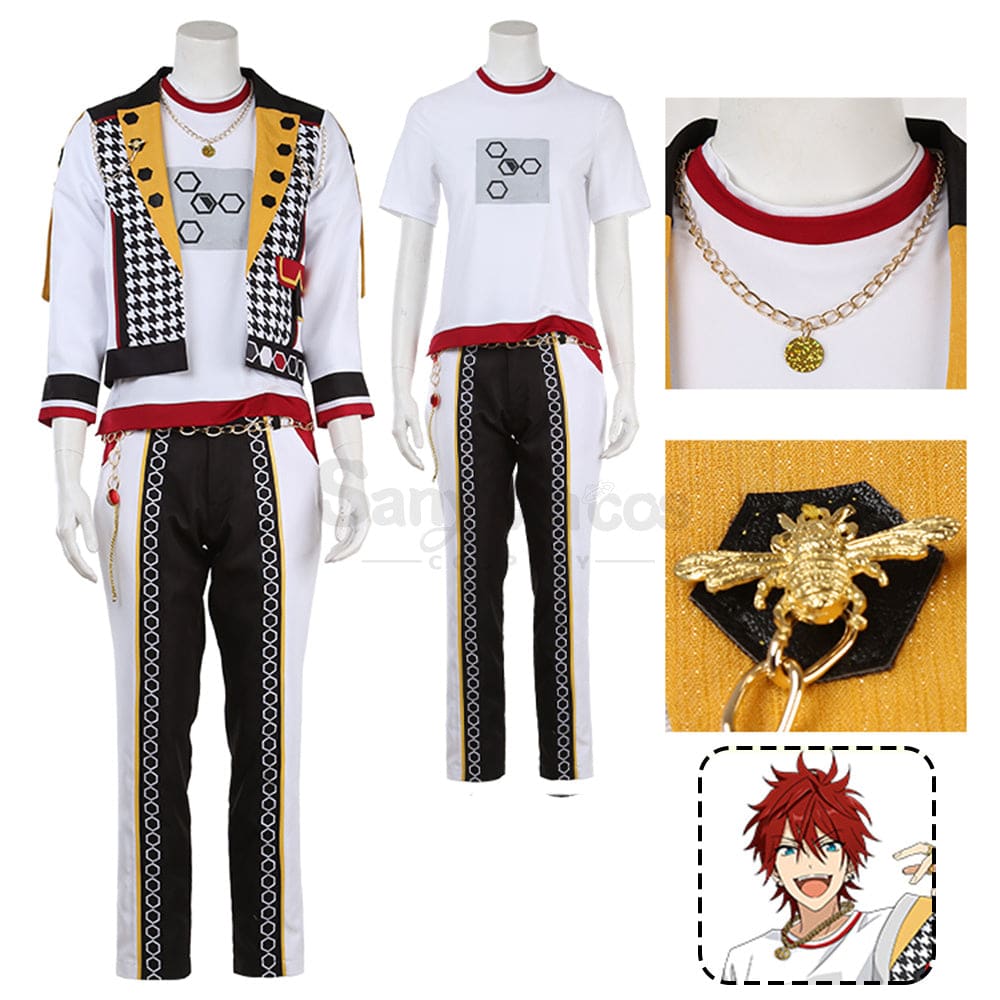 【Custom-Tailor】Game Ensemble Stars Cosplay Crazy:b Uniform Costume Rinne Amagi / Xs Male Costumes