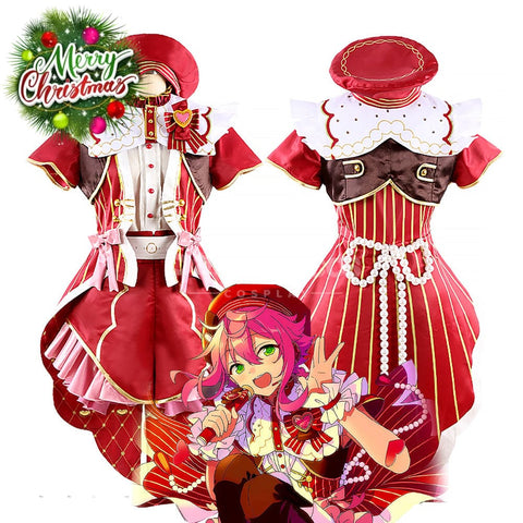 【Custom-Tailor】Game Ensemble Stars Cosplay Happy Step Tori Himemiya Costume Costumes