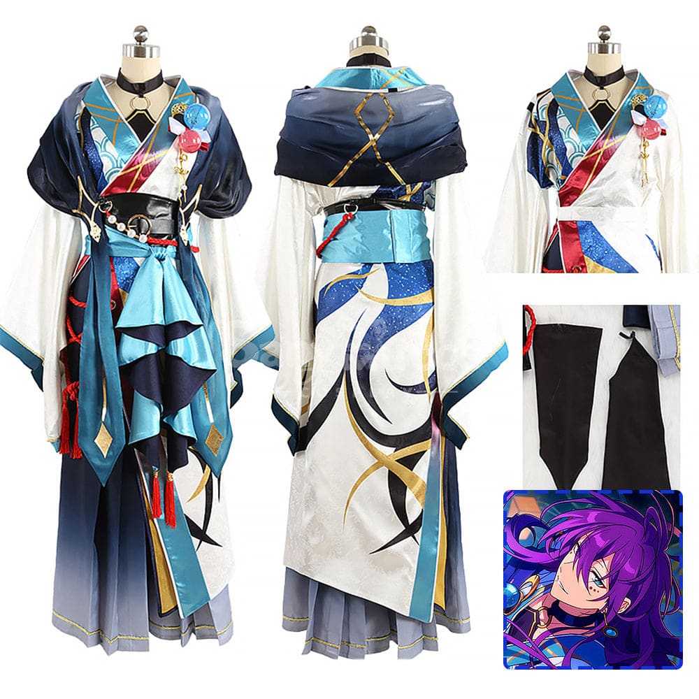 【Custom-Tailor】Game Ensemble Stars Cosplay Illusory Noctilucence Costume Mayoi Ayase / Xs Male