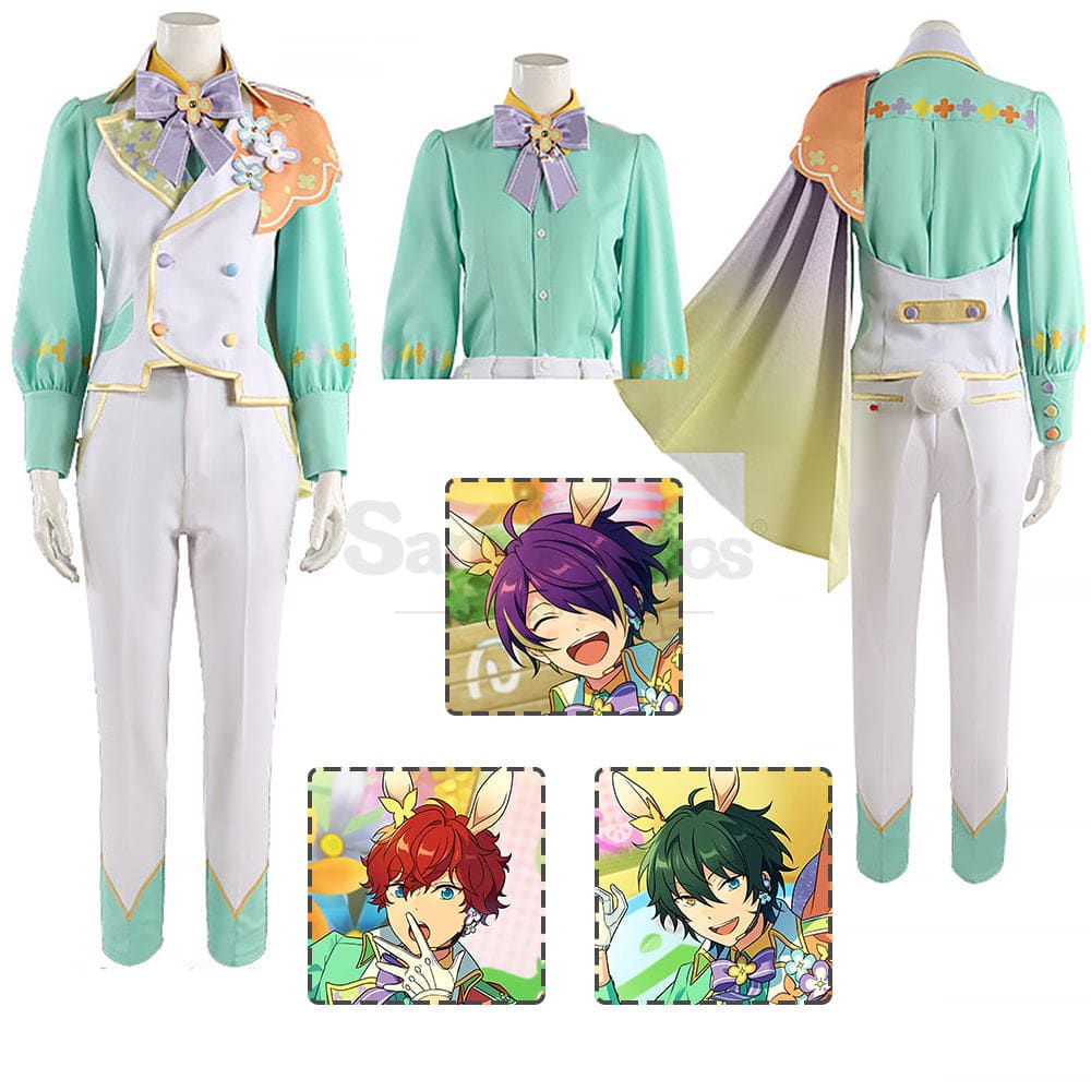 【Custom-Tailor】Game Ensemble Stars Cosplay Puffy☆Bunny Costume Wataru Hibiki / Xs Male Costumes