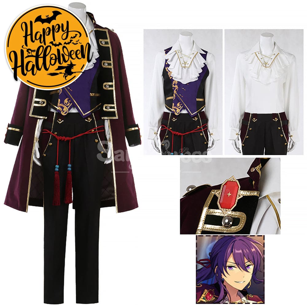 【Custom-Tailor】Game Ensemble Stars Cosplay Scarlet Halloween Akatsuki Costume Souma Kanzaki /