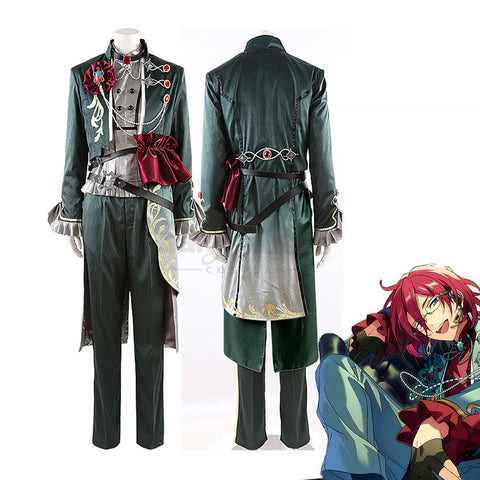 【Custom-Tailor】Game Ensemble Stars Cosplay Smart Waltz Ibara Saegusa Costume (Secret Color) /