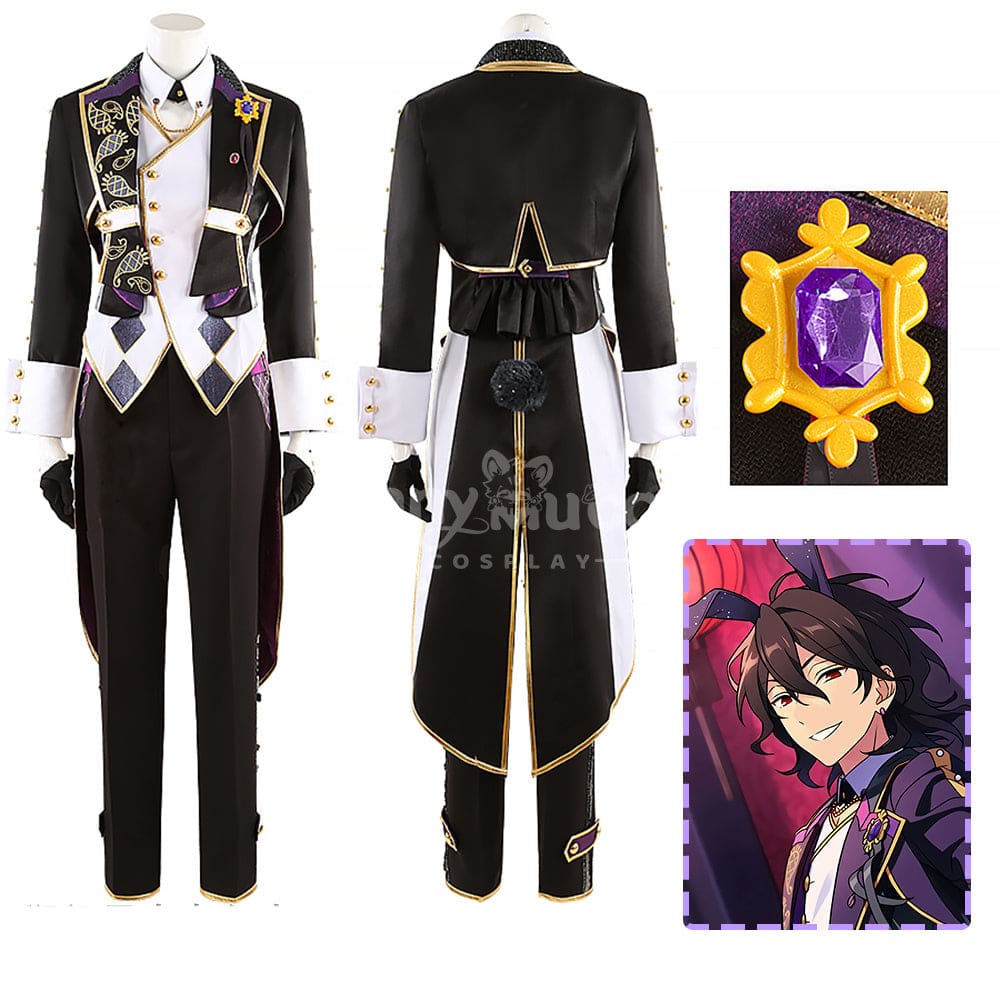 【Custom-Tailor】Game Ensemble Stars Cosplay Super Lucky Scramble Costume Rei Sakuma / Male Xs