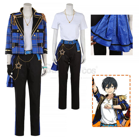 【Custom-Tailor】Game Ensemble Stars Cosplay Trickstar Uniform Costume Hokuto Hidaka Full Set B /