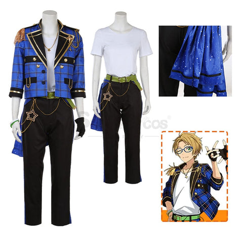 【Custom-Tailor】Game Ensemble Stars Cosplay Trickstar Uniform Costume Makoto Yuuki Full Set / Xs