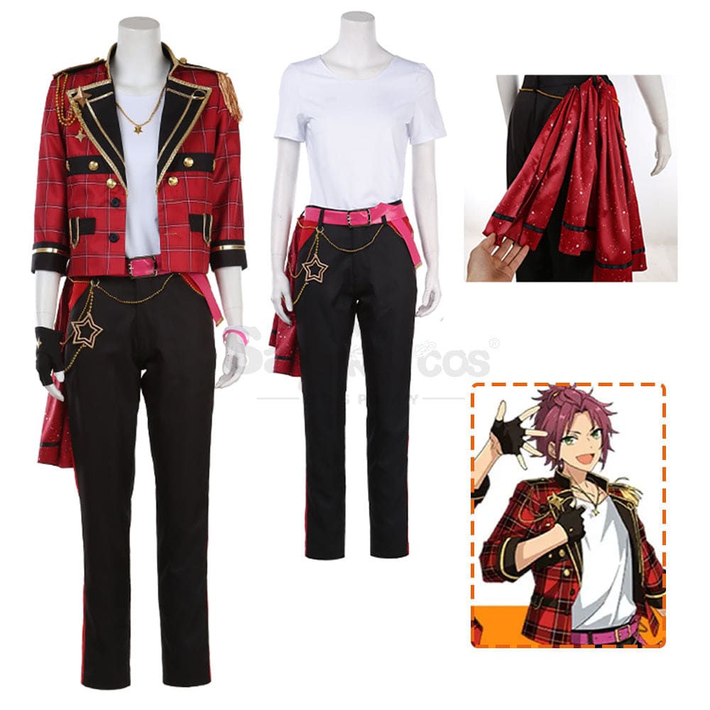 【Custom-Tailor】Game Ensemble Stars Cosplay Trickstar Uniform Costume Mao Isara Full Set / Xs