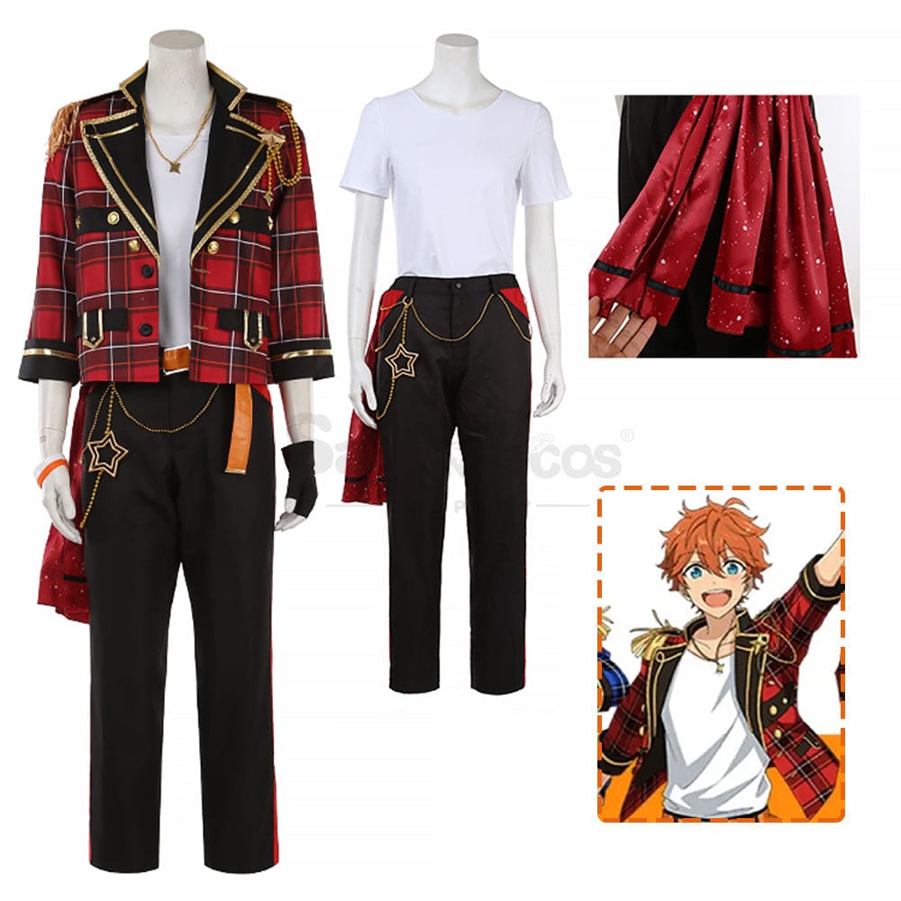 【Custom-Tailor】Game Ensemble Stars Cosplay Trickstar Uniform Costume Subaru Akehoshi Full Set B