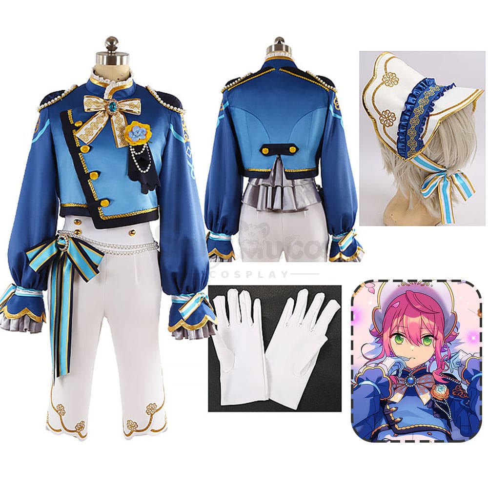 【Custom-Tailor】Game Ensemble Stars Cosplay White Headdress Costume Tori Himemiya Full Set (Hat