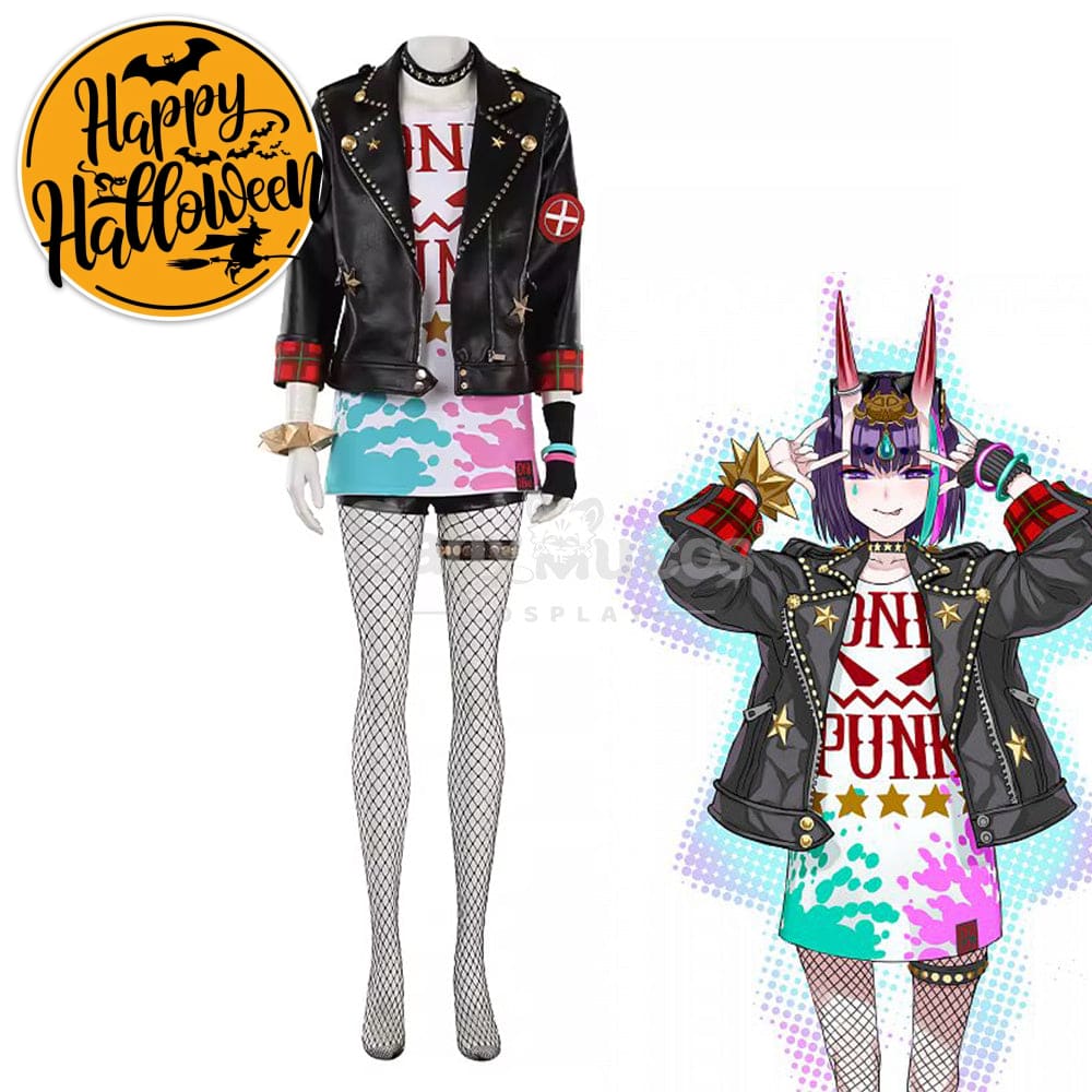 【Custom-Tailor】Game Fate Grand Order Cosplay Punk Jacket Shuten Dōji Costume Costumes