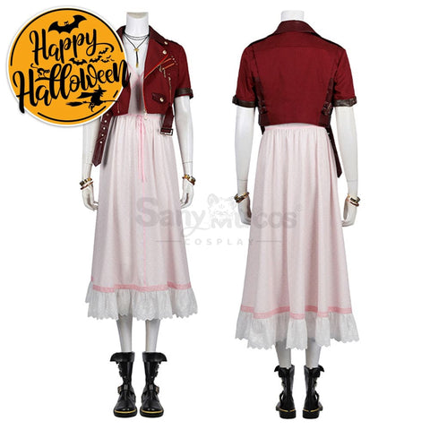 【Custom-Tailor】Game Final Fantasy Vii Cosplay Aerith Gainsborough Costume Costumes