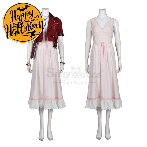 【Custom-Tailor】Game Final Fantasy Vii Cosplay Aerith Gainsborough Costume Costumes