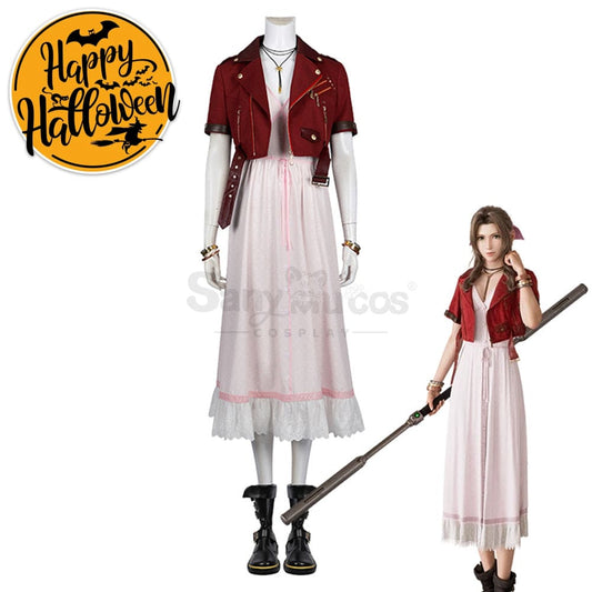 【Custom-Tailor】Game Final Fantasy Vii Cosplay Aerith Gainsborough Costume Costumes 1000