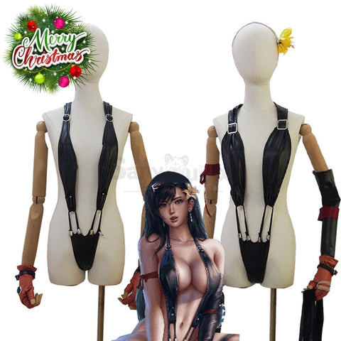 【Custom-Tailor】Game Final Fantasy Vii Cosplay Tifa Lockhart Swimsuit Costume Sexy Edition Costumes