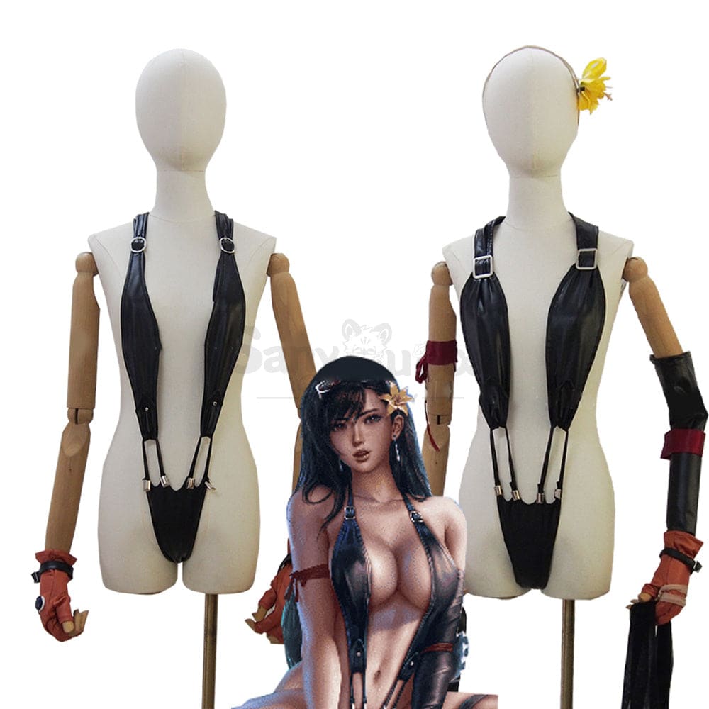 【Custom-Tailor】Game Final Fantasy Vii Cosplay Tifa Lockhart Swimsuit Costume Sexy Edition Costumes