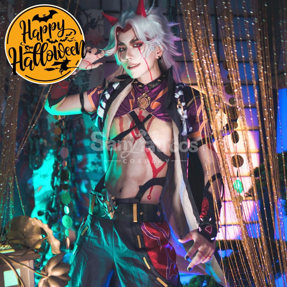 【Custom-Tailor】Game Genshin Impact Cosplay Arataki Itto Costume Costumes