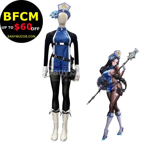 【Custom-Tailor】Game Goddess of Victory: NIKKE Cosplay Ice Rose Maiden Cosplay Costume Custom-Tailor Cosplay Costumes