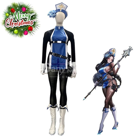 【Custom-Tailor】Game Goddess of Victory: NIKKE Cosplay Ice Rose Maiden Cosplay Costume Custom-Tailor Cosplay Costumes