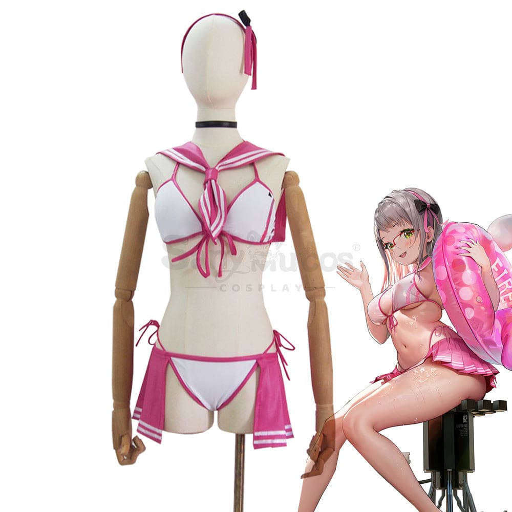 【Custom-Tailor】Game Goddess Of Victory: Nikke Cosplay Neon Bikini Swimsuit Costume Costumes