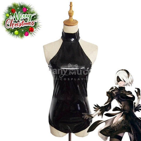 【Custom-Tailor】Game Nier:automata Cosplay Yorha No. 2 Type B Latex Clothing Costume Swimsuit