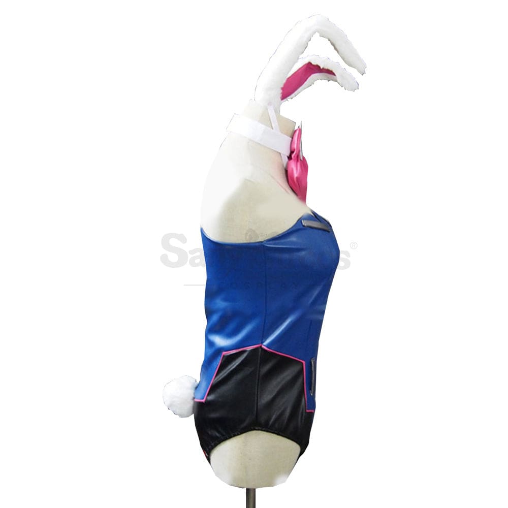 【Custom-Tailor】Game Overwatch 2 Cosplay Bunny Girl D.va Costume Swimsuit Costumes