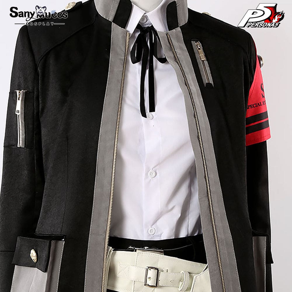 【Custom-Tailor】Game Persona 3 Cosplay Makoto Yuki Battle Suit Costume Costumes