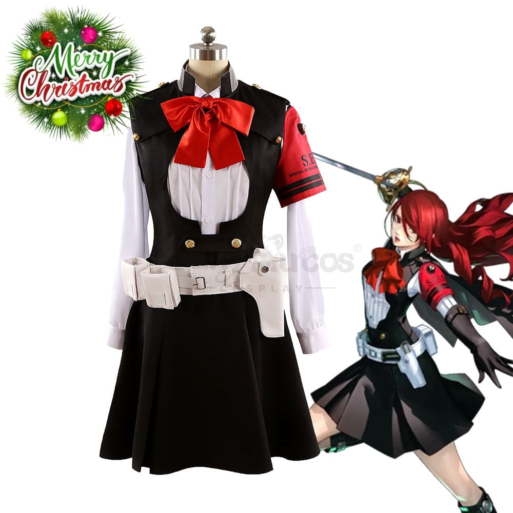 【Custom-Tailor】Game Persona 3 Cosplay Mitsuru Kirijo Battle Suit Costume Costumes