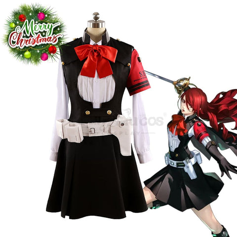 【Custom-Tailor】Game Persona 3 Cosplay Mitsuru Kirijo Battle Suit Costume Costumes