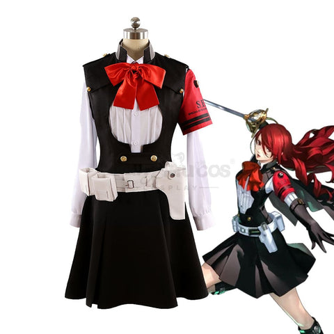 【Custom-Tailor】Game Persona 3 Cosplay Mitsuru Kirijo Battle Suit Costume Costumes