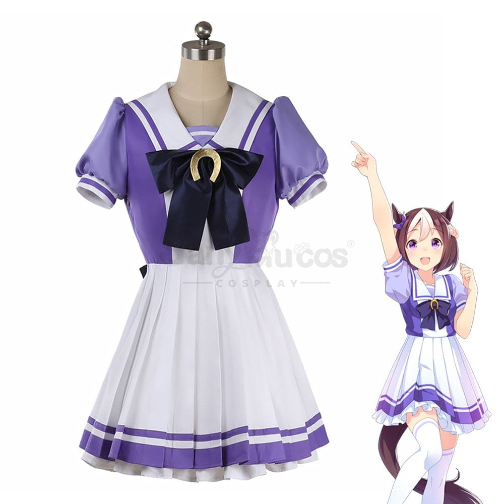 【Custom-Tailor】Game Pretty Derby Cosplay Special Week Uniform Costume Costumes