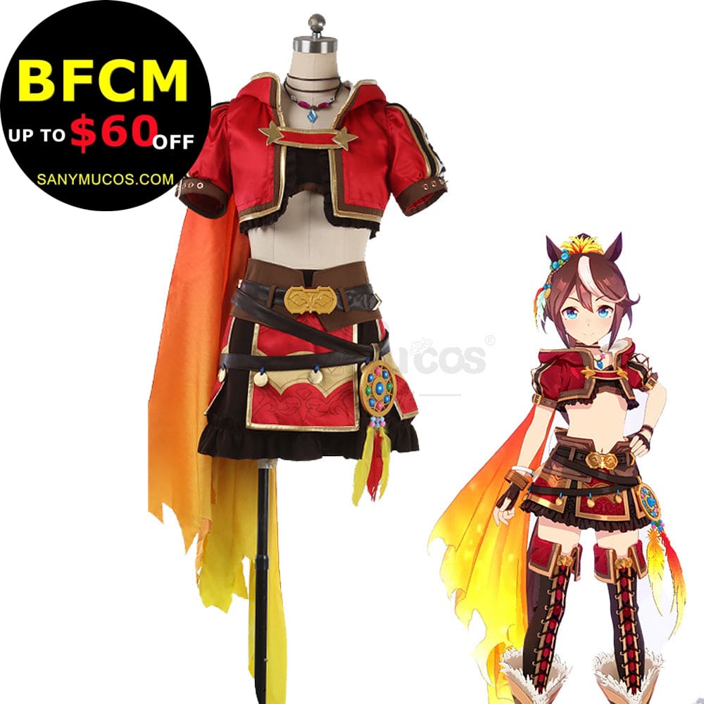 【Custom-Tailor】Game Pretty Derby Cosplay Tokai Teio Season 2 Costume Costumes