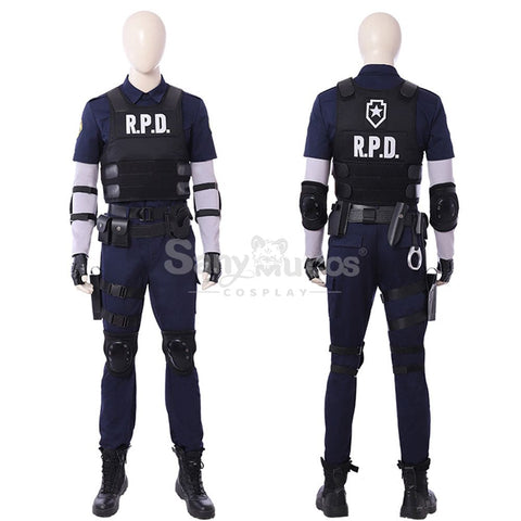 【Custom-Tailor】Game Resident Evil 2 Remake Cosplay Leon Costume Costumes