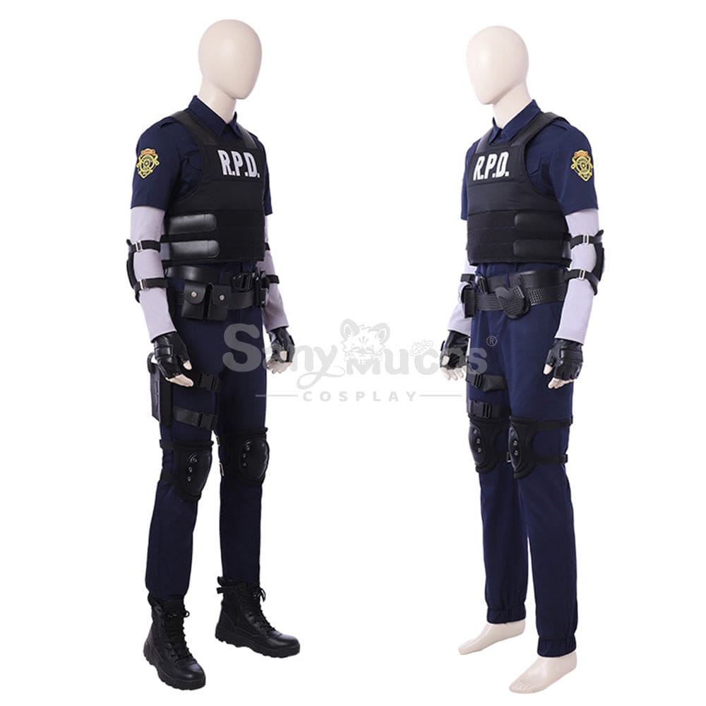 【Custom-Tailor】Game Resident Evil 2 Remake Cosplay Leon Costume Costumes