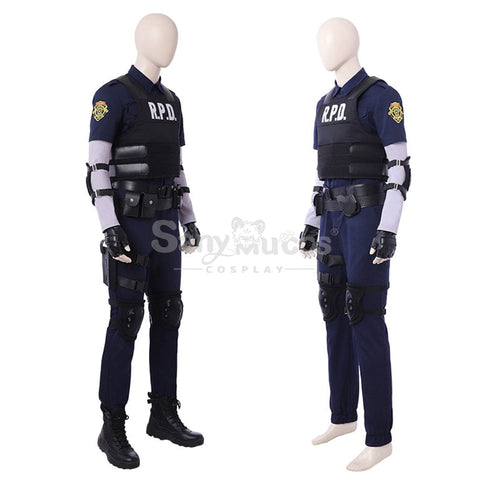 【Custom-Tailor】Game Resident Evil 2 Remake Cosplay Leon Costume Costumes