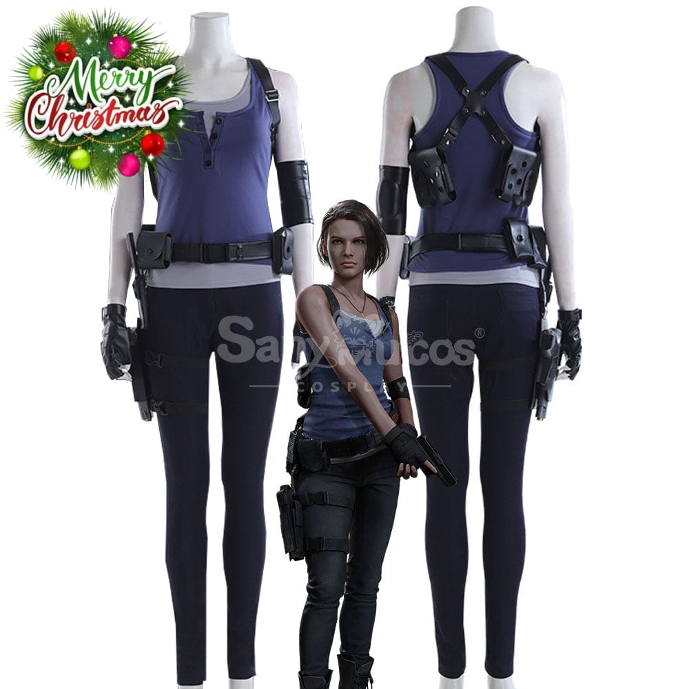 【Custom-Tailor】Game Resident Evil 3 Remake Cosplay Jill Valentine Costume Costumes