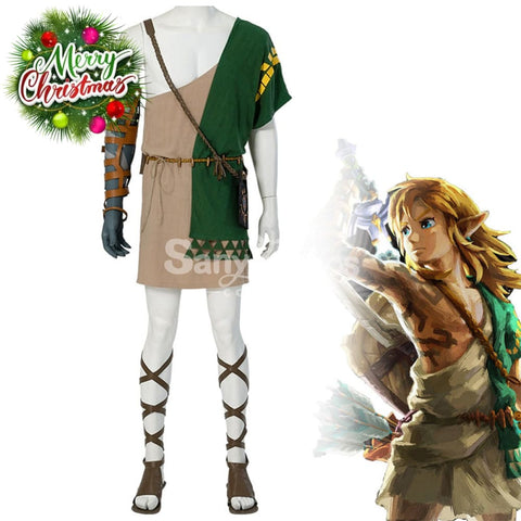 【Custom-Tailor】Game The Legend Of Zelda Cosplay Link Costume Costumes