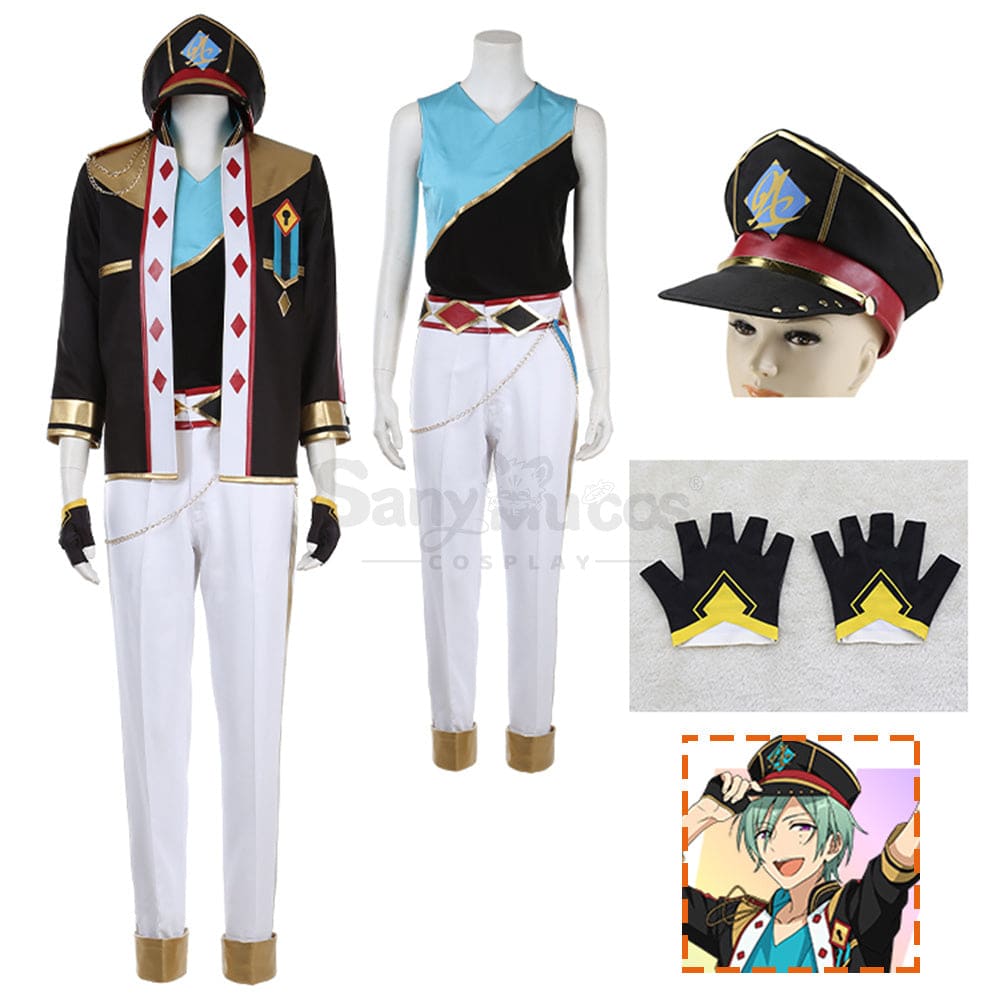 【Custom-Tailor】Game Ensemble Stars Cosplay Alkaloid Uniform Costume Tatsumi Kazehaya Full Set /