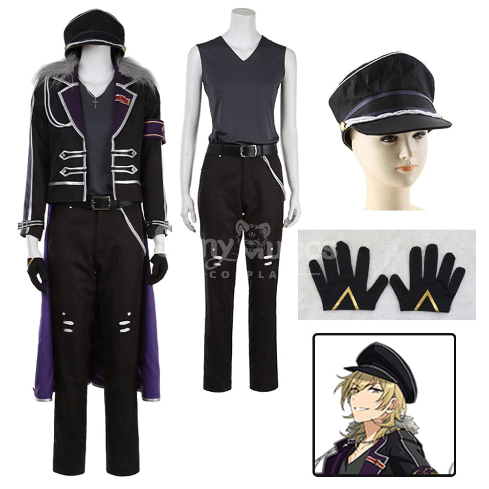 【Custom-Tailor】Game Ensemble Stars Cosplay Undead Uniform Costume Kaoru Hakaze / Xs Male Costumes