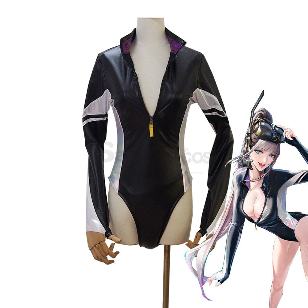 【Custom-Tailor】Game Path To Nowhere Cosplay Wave Rider Bai Yi Costume Swimsuit Costumes