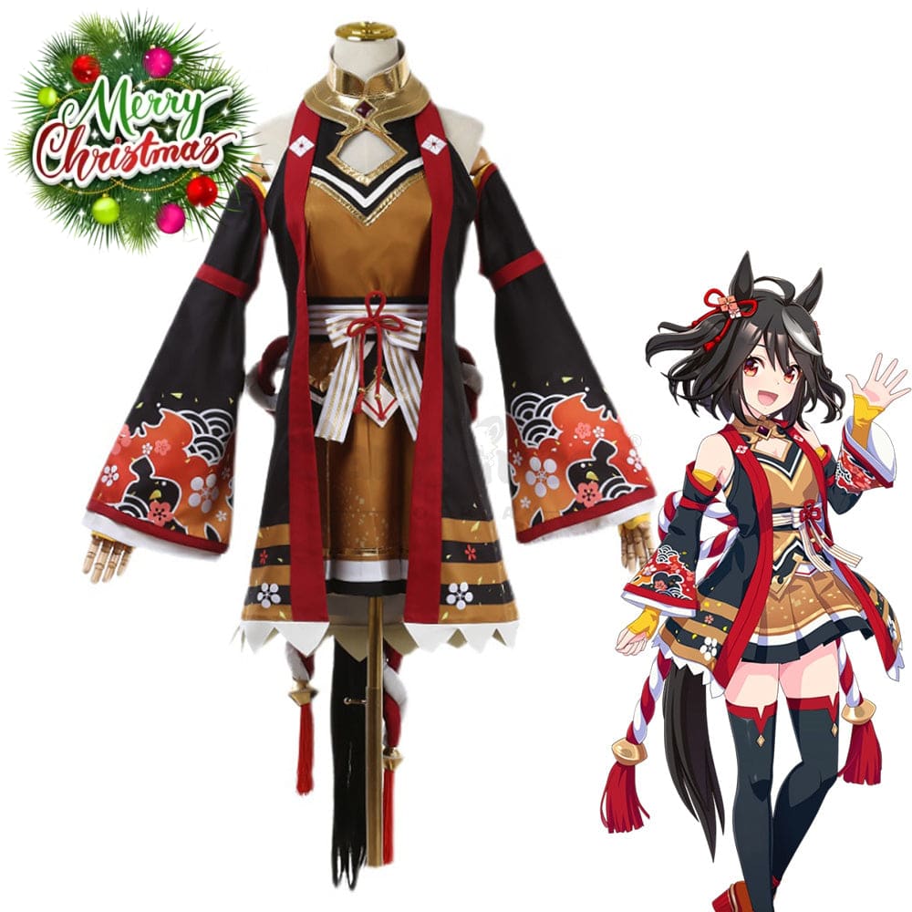 【Custom-Tailor】Game Pretty Derby Cosplay Kitasan Black Costume Costumes