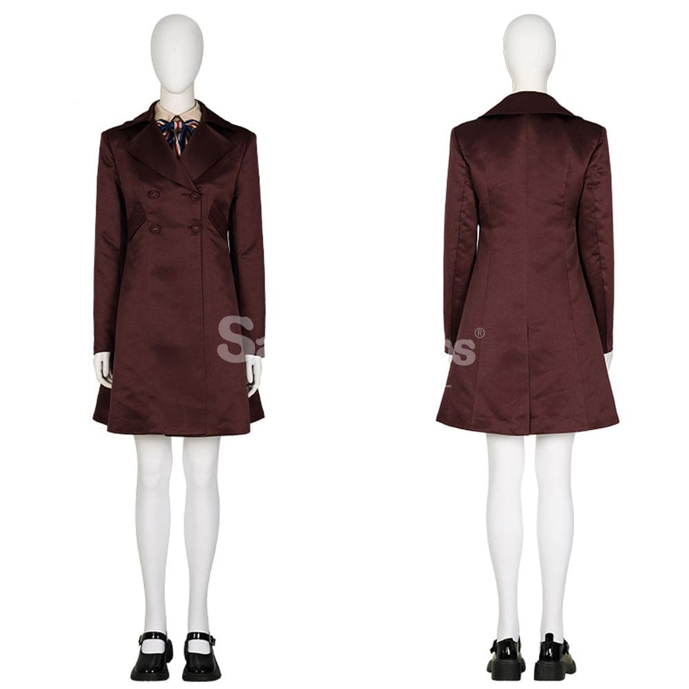 【Custom-Tailor】Movie M3Gan Cosplay Megan Coat Costume Costumes