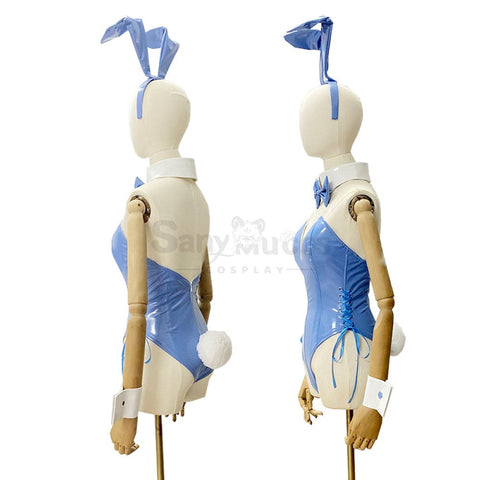 【Custom-Tailor】Vtuber Cosplay Bunny Girl Fuwamoco Costume Swimsuit Costumes