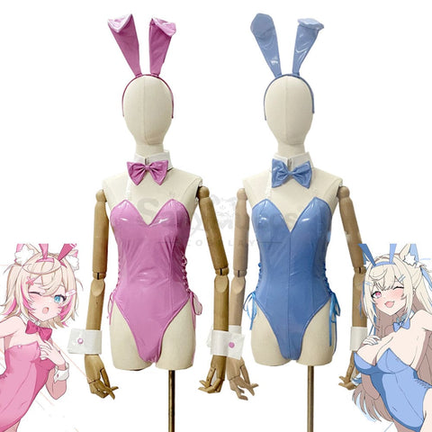 【Custom-Tailor】Vtuber Cosplay Bunny Girl Fuwamoco Costume Swimsuit Costumes