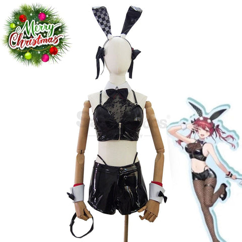 【Custom-Tailor】Vtuber Cosplay Bunny Girl Houshou Marine Costume Swimsuit Costumes