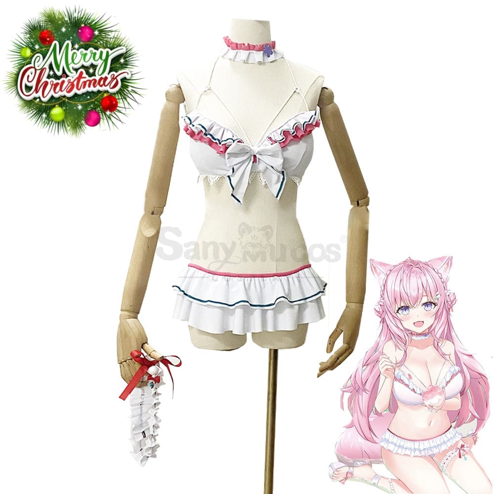 【Custom-Tailor】Vtuber Cosplay Hakui Koyori Swimsuit Costume Costumes