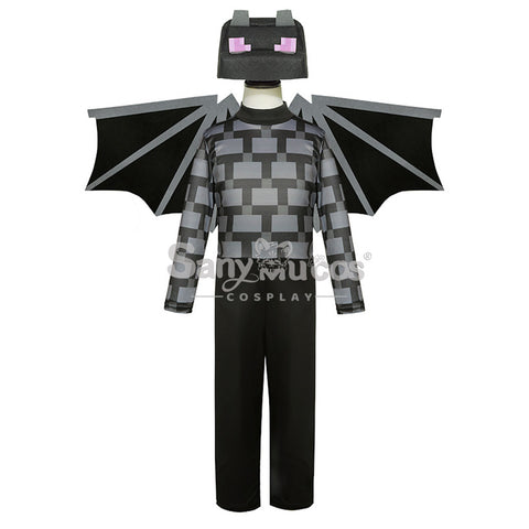 【In Stock】Game Minecraft Cosplay Ender Dragon Cosplay Costume Kid Size