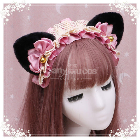 【In Stock】Lolita Cat Ears Hairband Cosplay Props