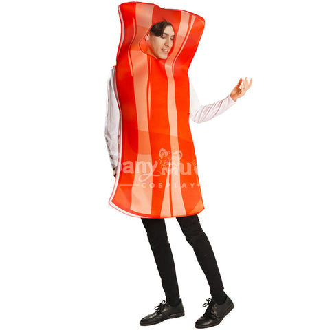 【In Stock】Carnival Cosplay Poached Egg Bacon Adult Men And Women Couples Funny Food Stage